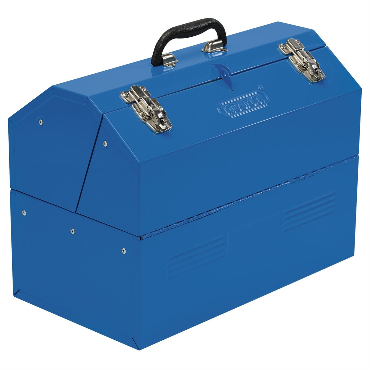 Draper Barn Type Tool Box with 4 Cantilever Trays 460mm 48566 White Rose Tools