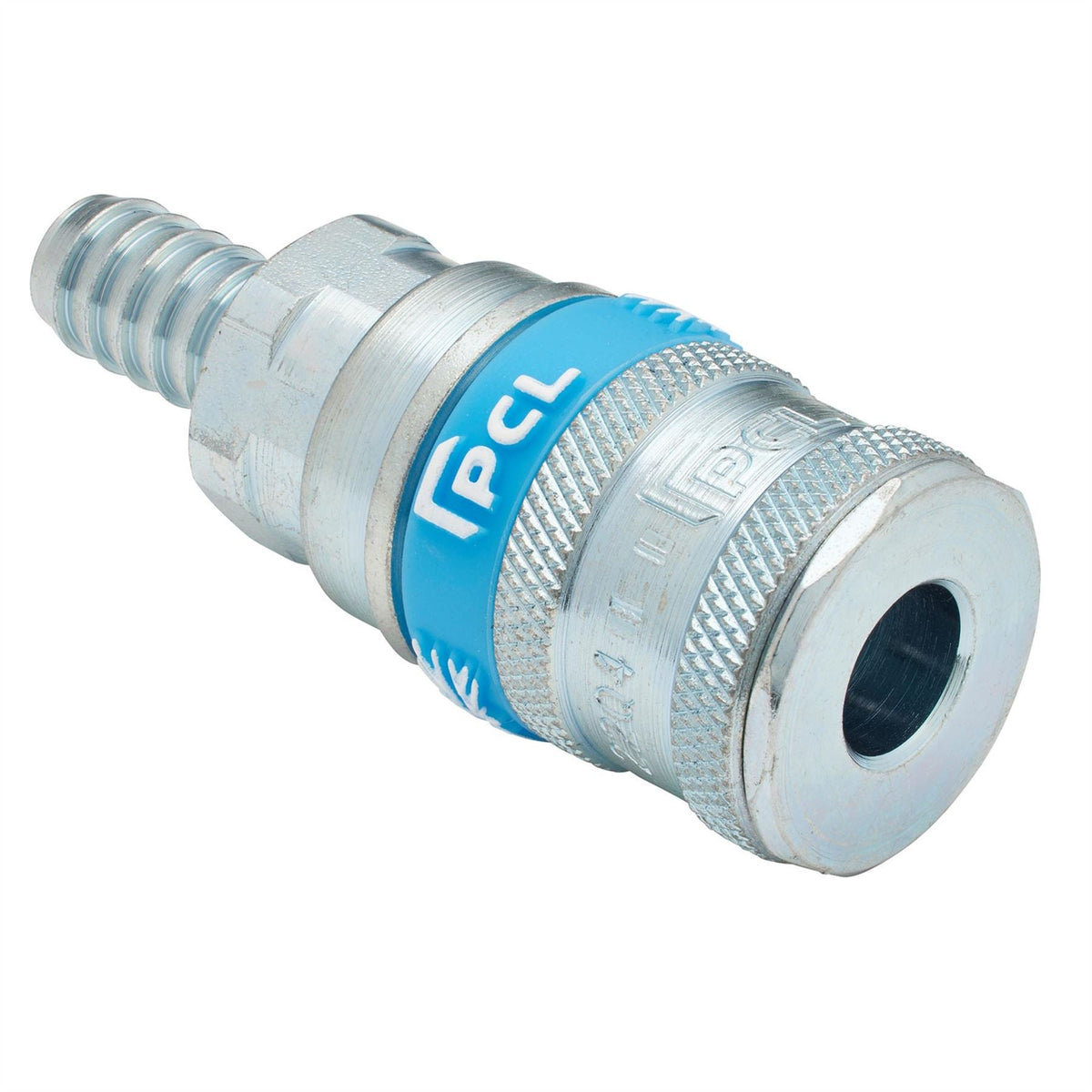 Draper 3/8" Bore Vertex Air Line Coupling with Tailpiece 51418 White Rose Tools