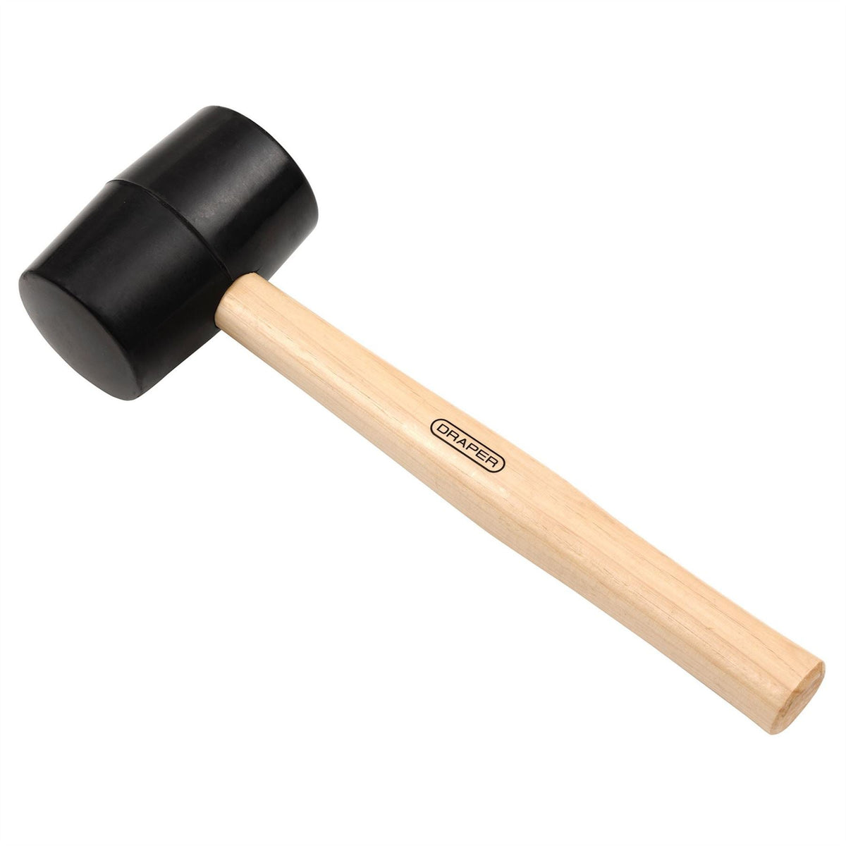 Draper Hardwood Shaft Rubber Mallet 620g/22oz 78614 White Rose Tools