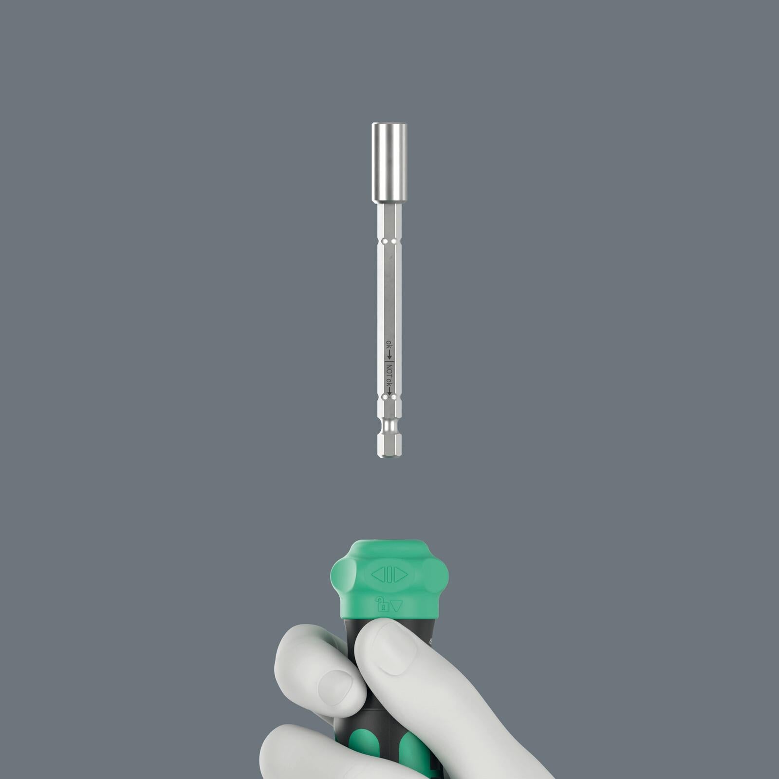 Wera Ratchet Screwdriver Set Kraftform Kompakt 28 RA with Pouch 6 Pieces PH PZ TX SL White Rose Tools