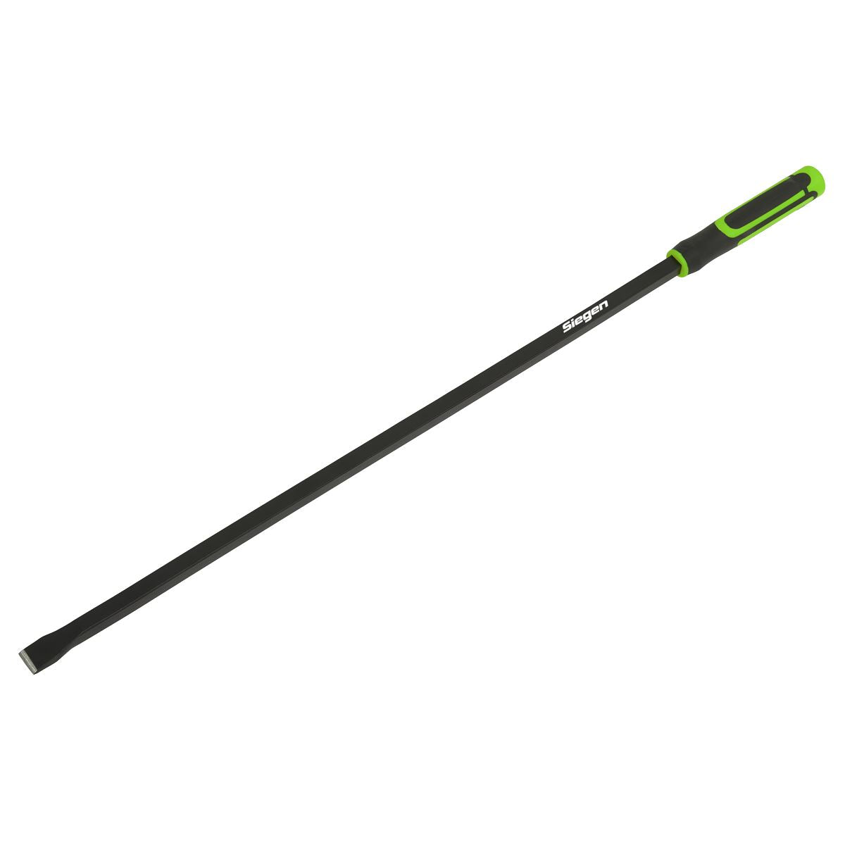 Siegen by Sealey Siegen Heavy-Duty Straight Pry Bar with Hammer Cap 900mm