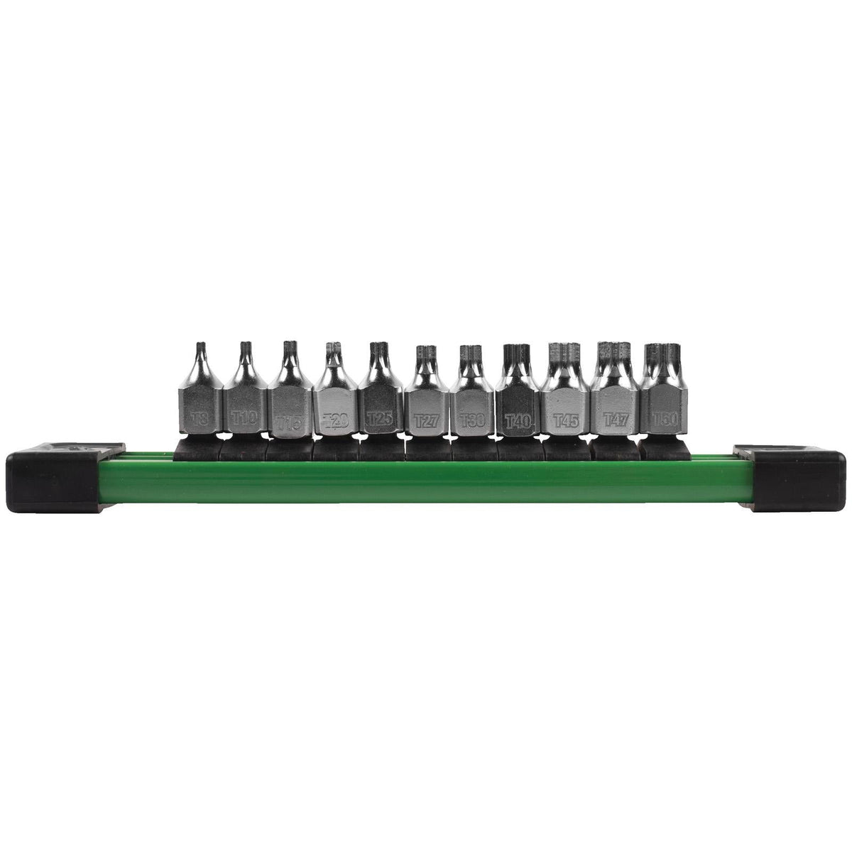 Milwaukee Torx Stubby Bit Socket Set 1/4" Drive 11 Piece T8-T50 White Rose Tools