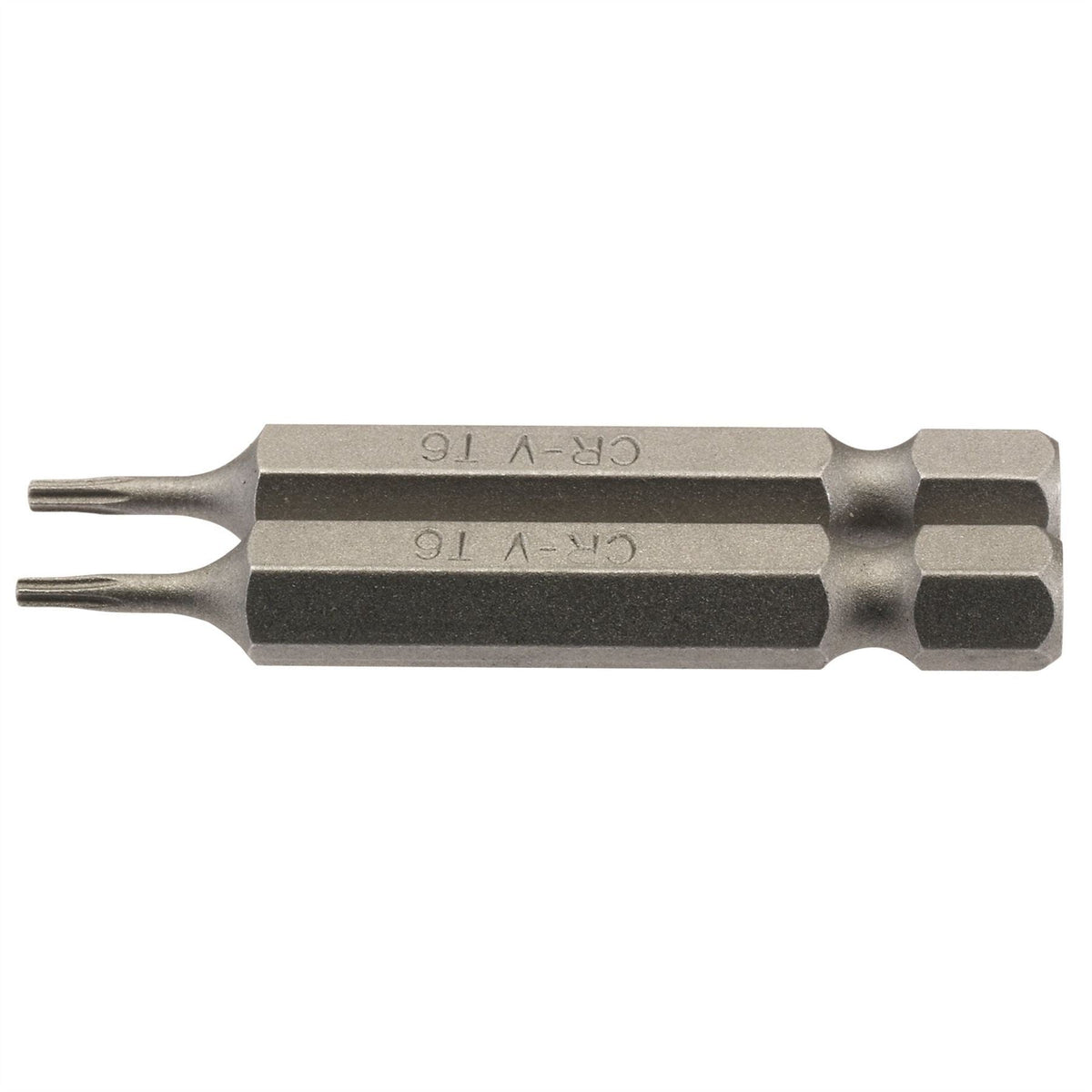 Draper TX-STAR® Insert Bit 1/4" Hex 50mm Long T6 (Pack of 2) 66481 White Rose Tools