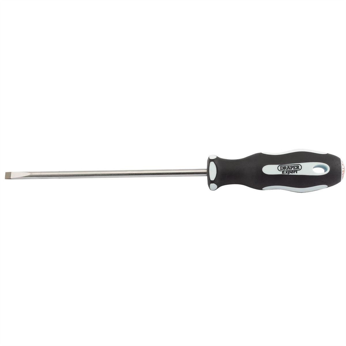 Draper Expert Plain Slot Soft Grip Parallel Tip Screwdriver 5.5 x 150mm 34974 White Rose Tools