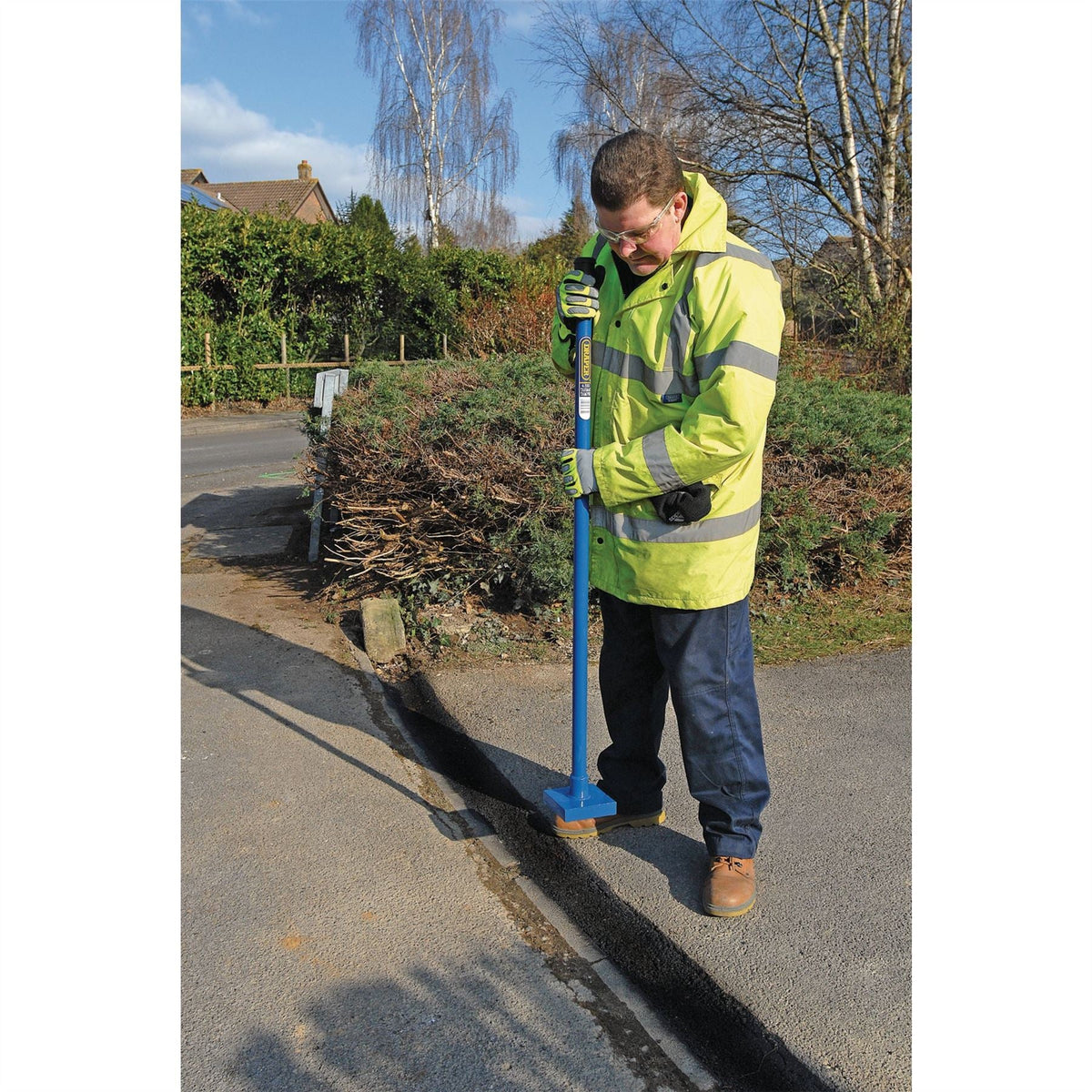 Draper Expert Tarmac Tamper with Steel Shaft 4.5kg 64379 White Rose Tools