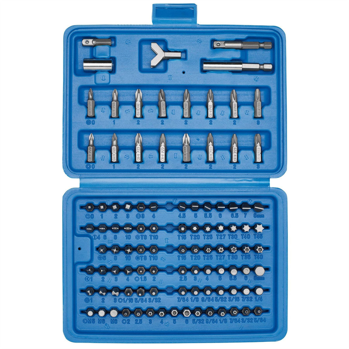 Draper Screwdriver Bit Set (100 Piece) 72055 White Rose Tools