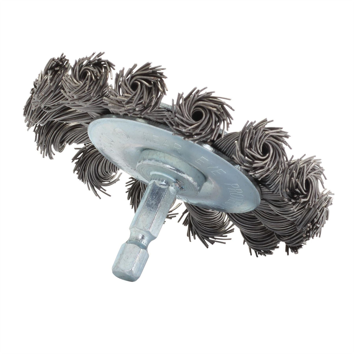 Draper Steel Twist-Knot Wire Wheel Brush 75mm 41434 White Rose Tools