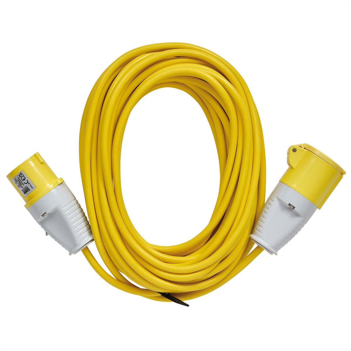 Defender E85111 Extension Lead Yellow 1.5mm² 16A 14m 35813 White Rose Tools