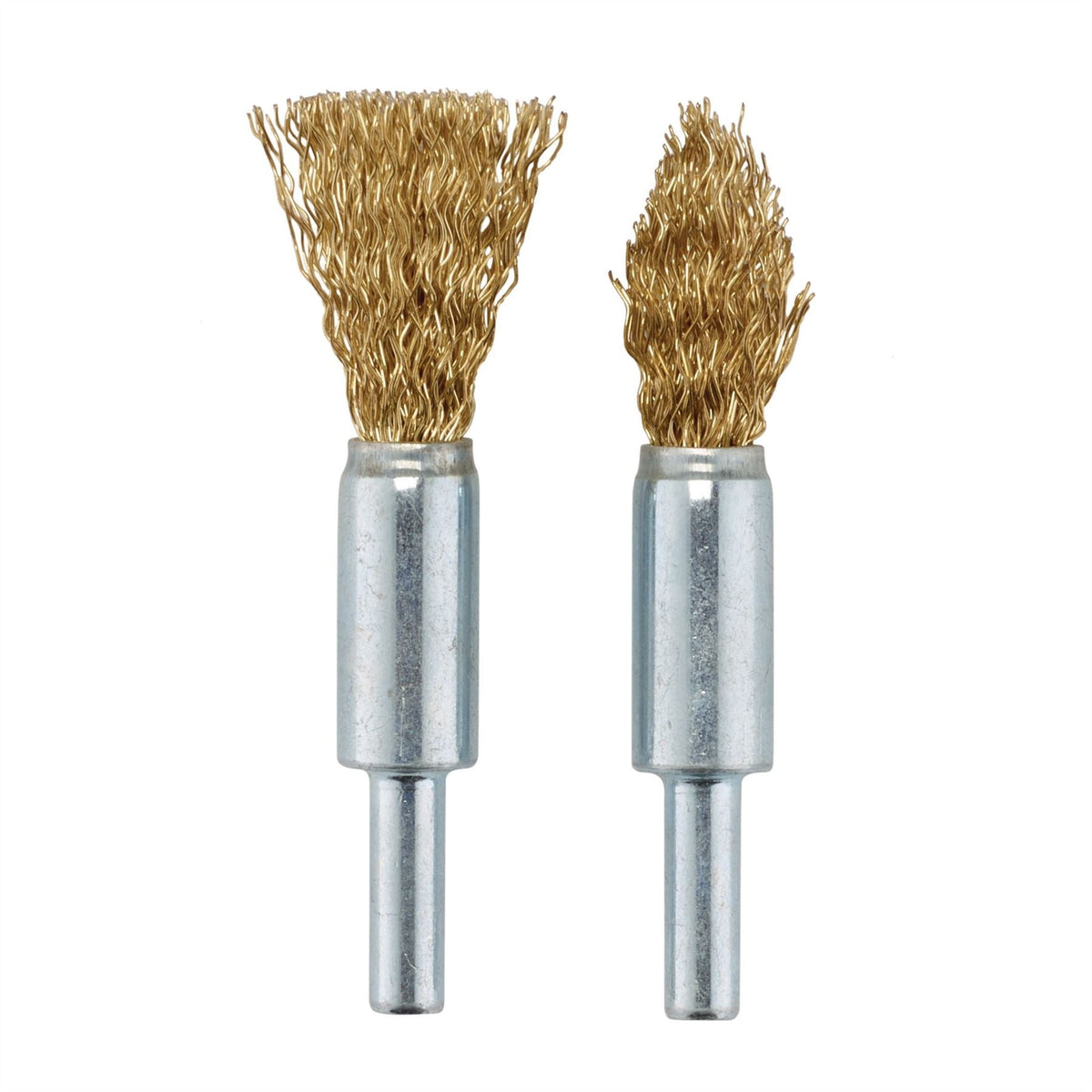Draper Brassed Steel Crimped Decarb Brush Set (2 Piece) 41439 White Rose Tools