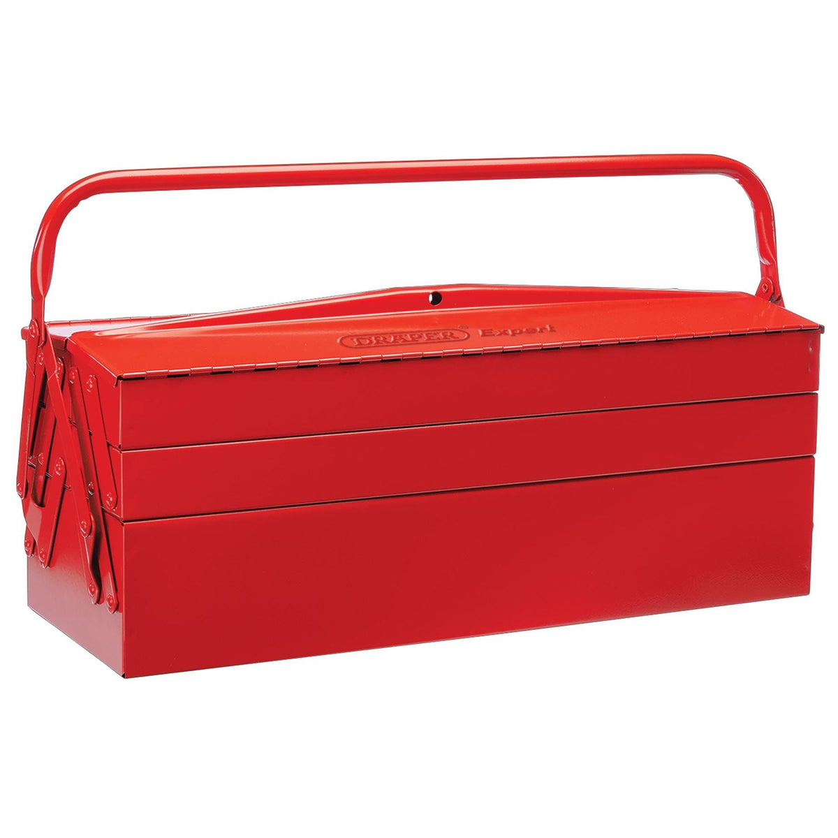 Draper Expert Extra Long Four Tray Cantilever Tool Box 530mm 88904 White Rose Tools
