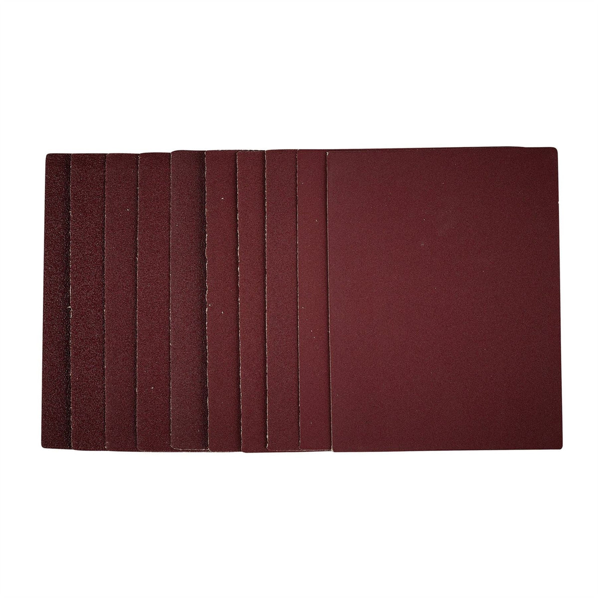 Draper 1/4 Sanding Sheets 115 x 150mm Assorted Grit (Pack of 10) 54824 White Rose Tools