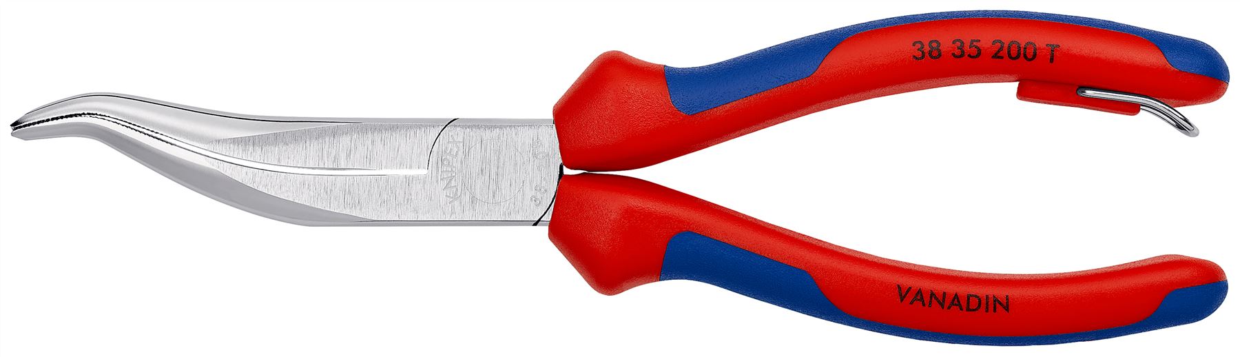 Knipex Mechanics Pliers 200mm Multi Component Grips with Tether Point 38 35 200 T