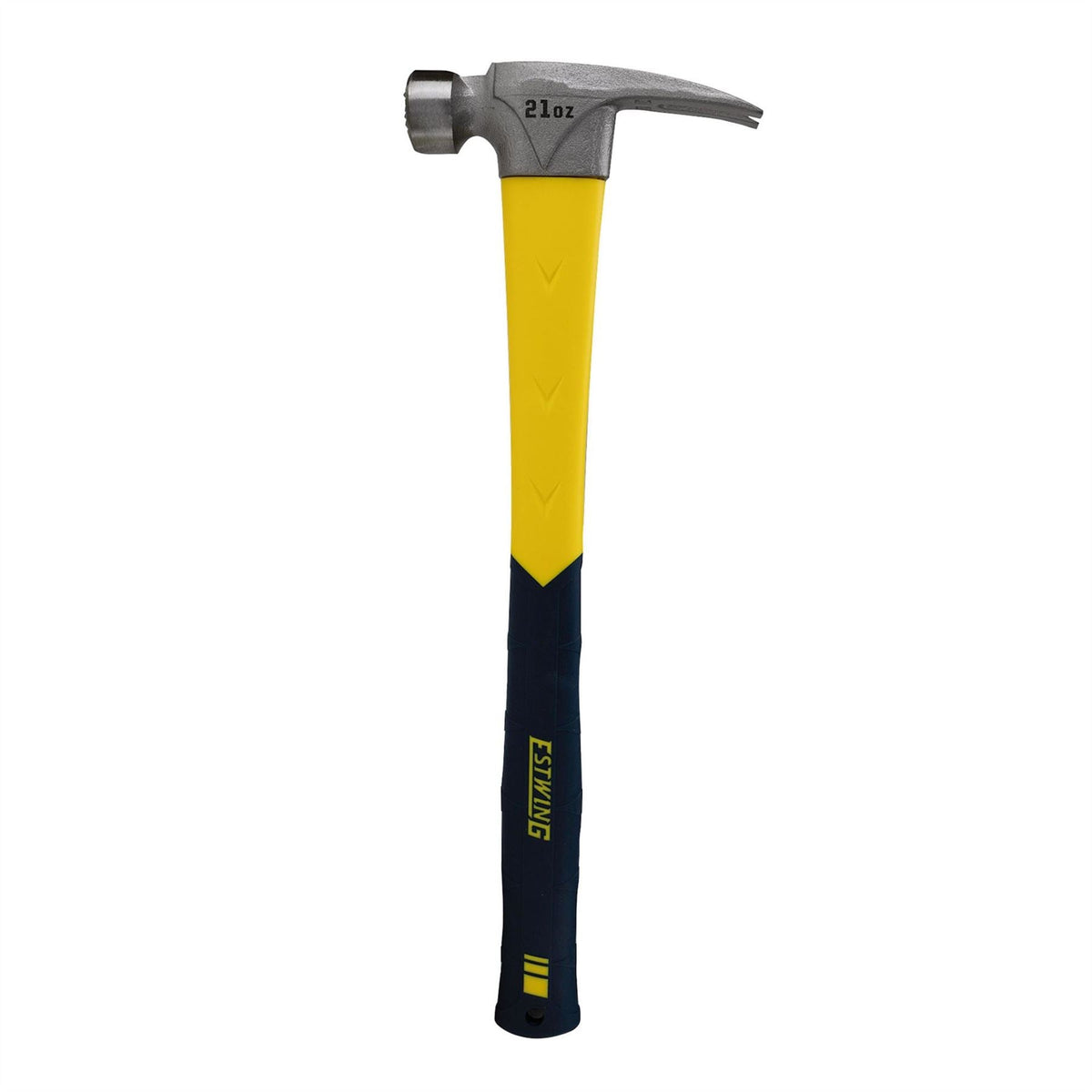 Estwing EMRF22S Sure Strike Straight Claw Framing Hammer with Fibreglass Handle 22oz/567g 24084 White Rose Tools