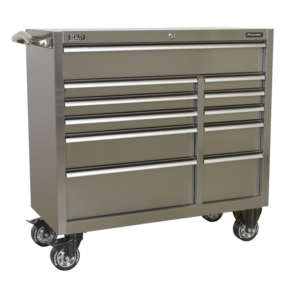 Sealey Premier Rollcab 11 Drawer 1055mm Extra-Wide Stainless Steel Heavy-Duty
