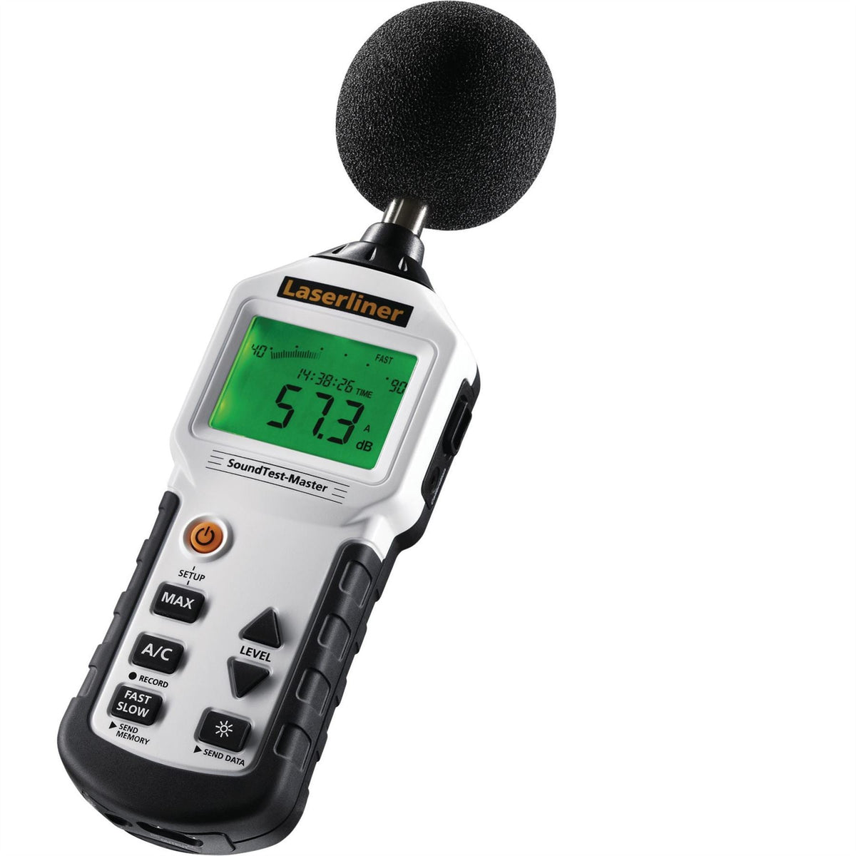Laserliner 082.070A SoundTest-Master Noise Level Measuring Instrument 31992 White Rose Tools