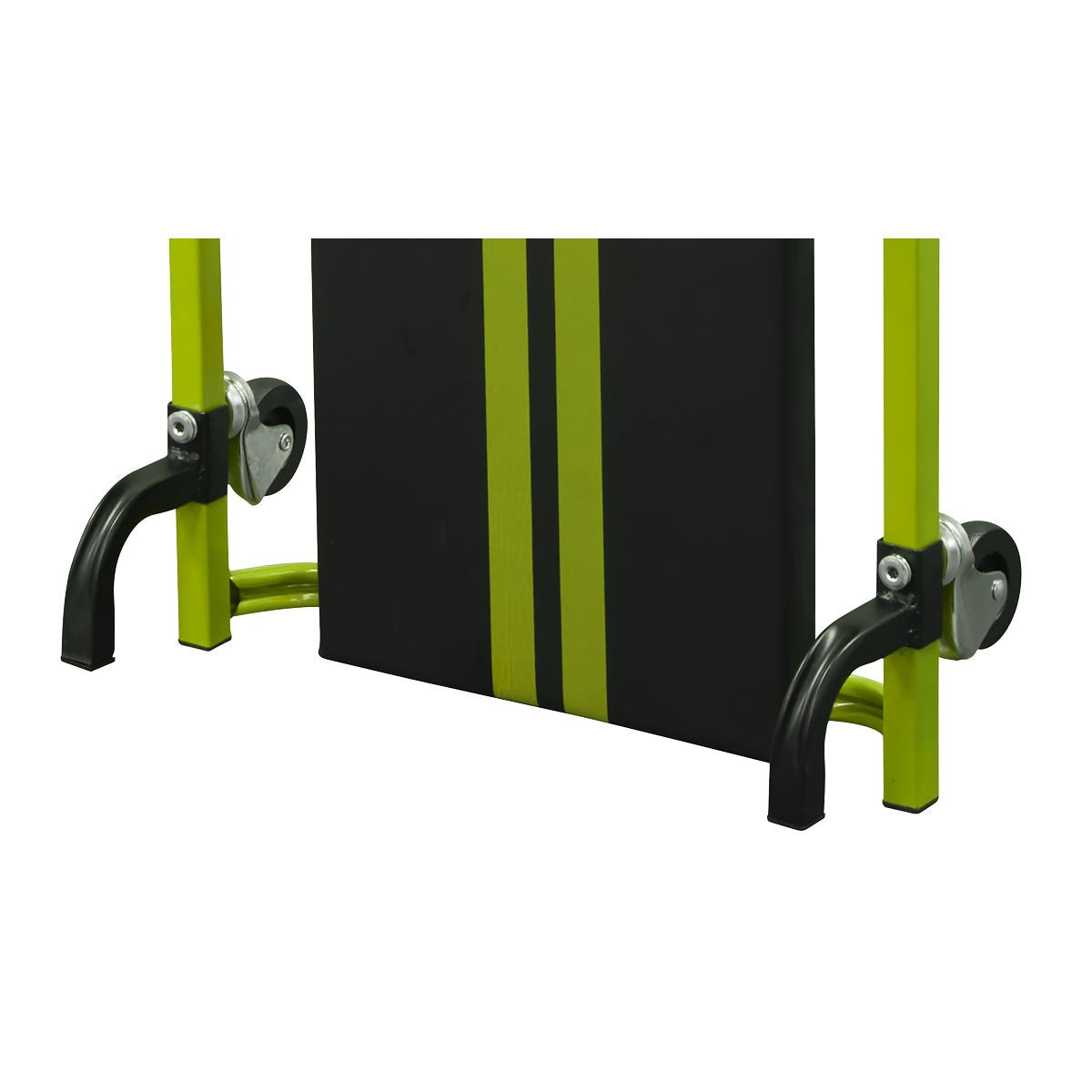 Sealey 36" Deluxe American-Style Creeper with Steel Frame & 6 Wheels - Green