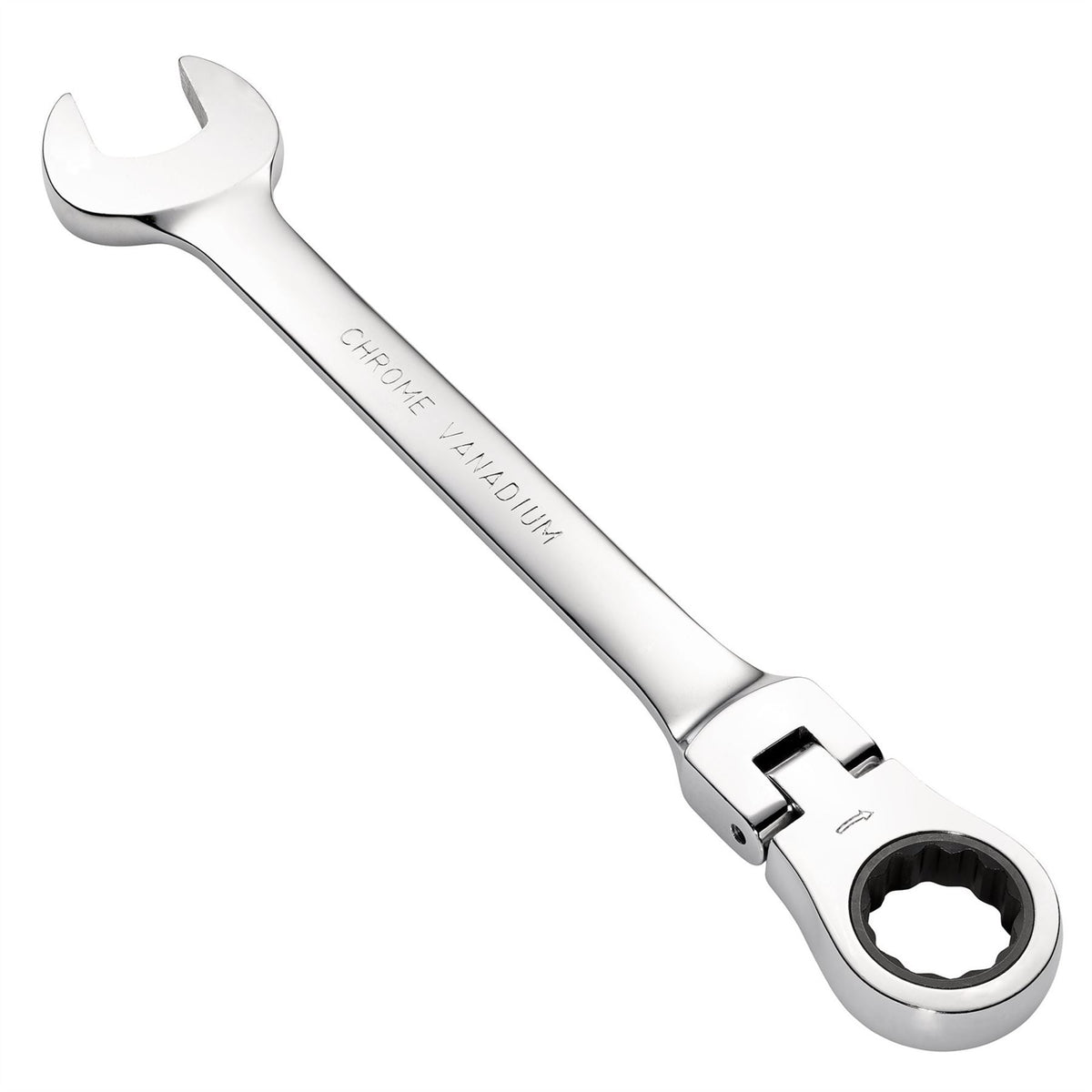 Draper HI-TORQ® Metric Flexible Head Ratcheting Combination Spanner 30mm 52027 White Rose Tools