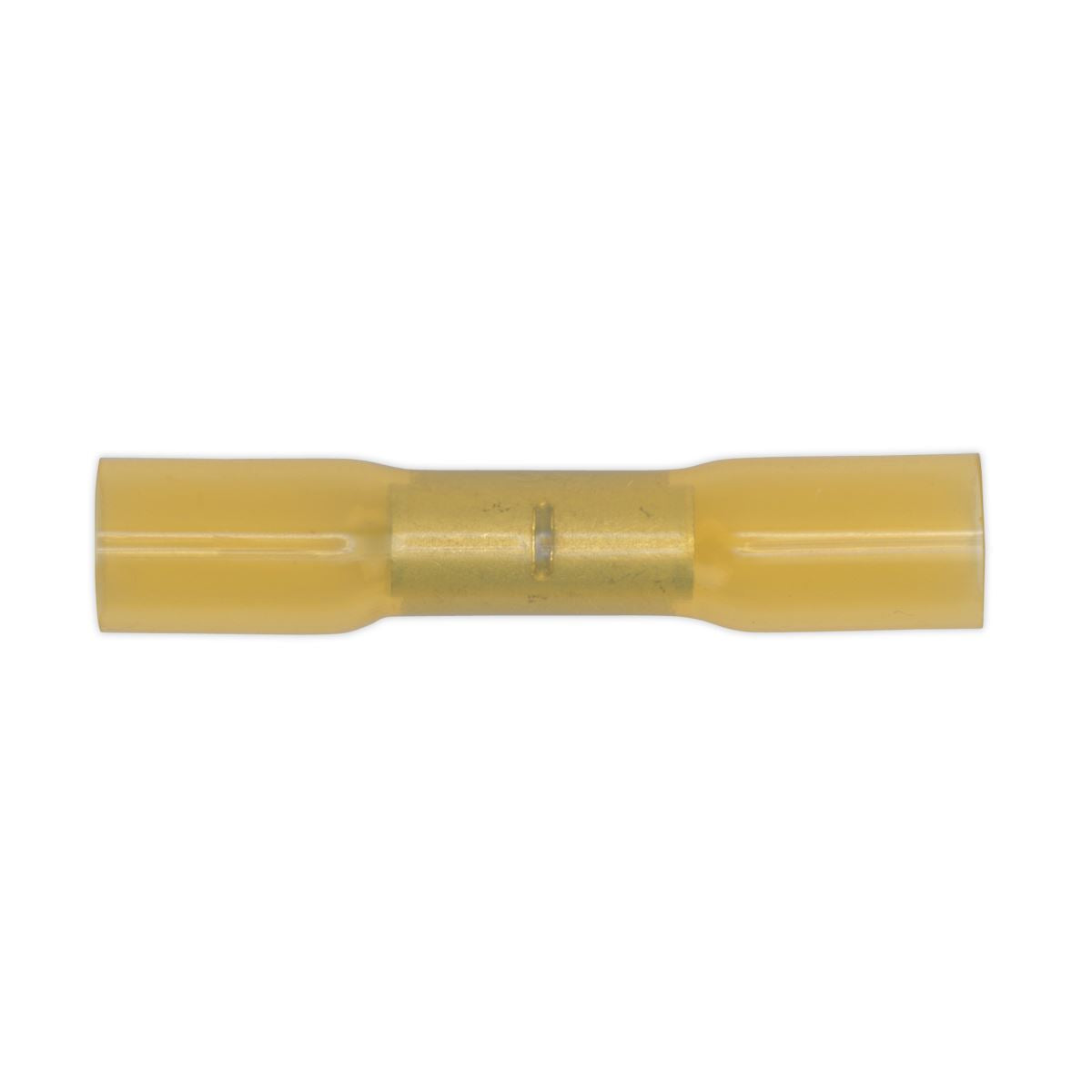 Sealey 50 Pack 6.8mm Yellow Heat Shrink Butt Connector Terminal