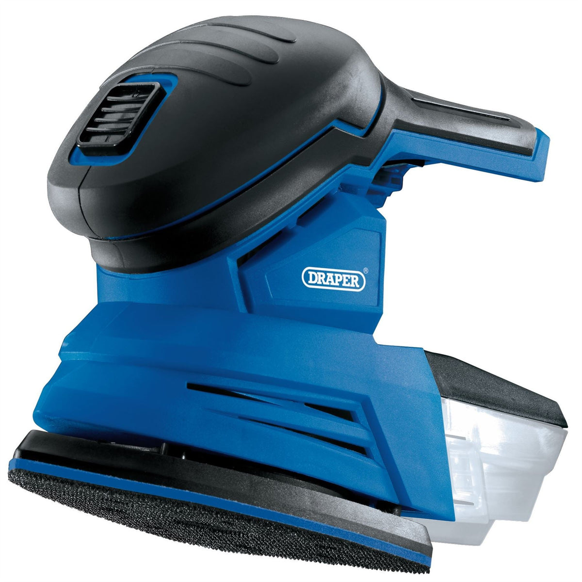 Draper D20 20V Tri-Base Detail Sander (Sold Bare) 55657 White Rose Tools