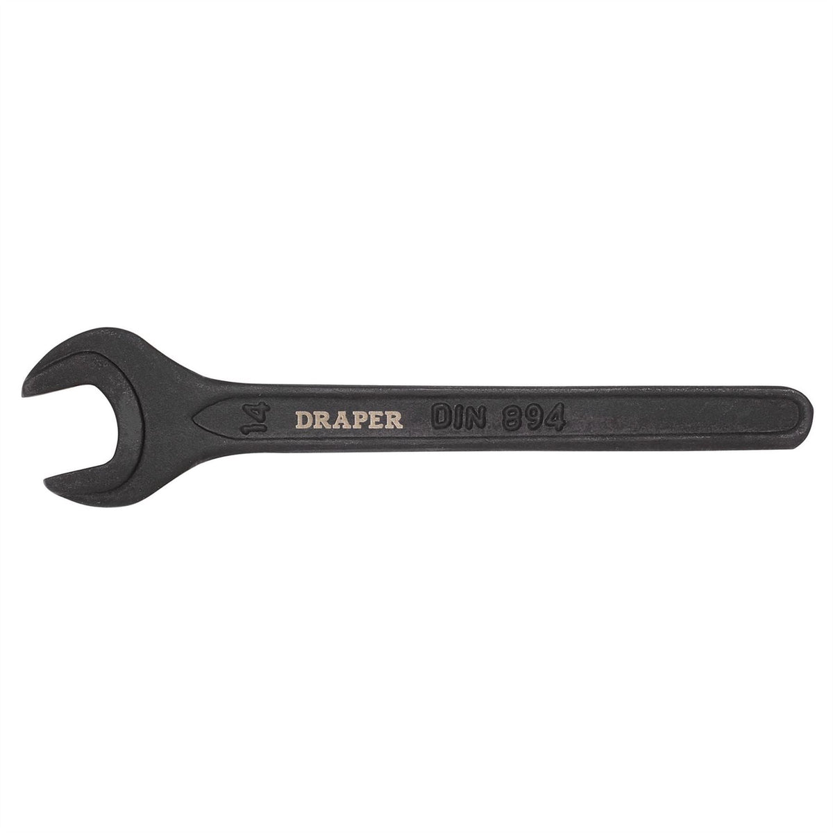 Draper Single Open End Spanner 14mm 37525 White Rose Tools