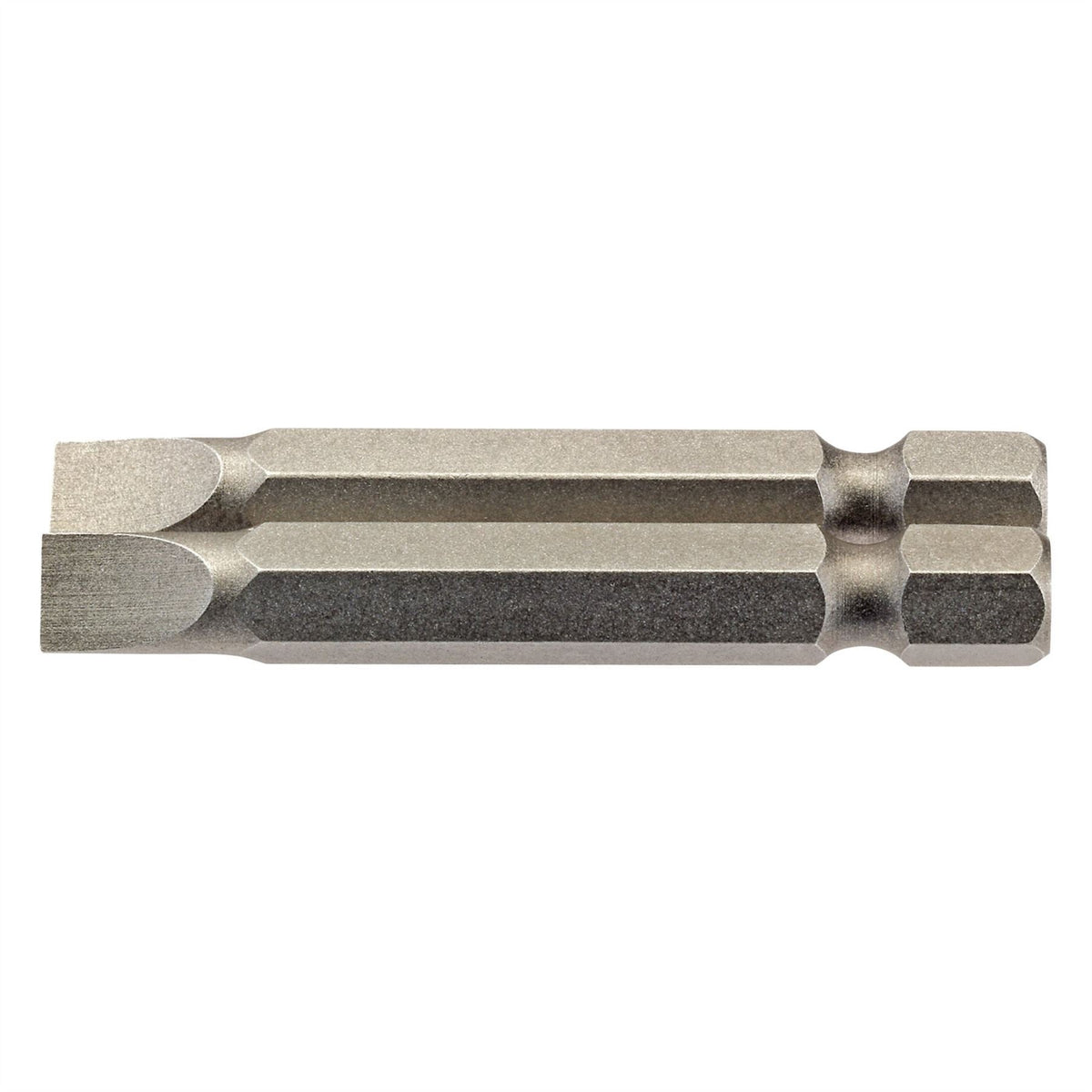 Draper Plain Slot Insert Bit 6mm 1/4" Hex 50mm Long (Pack of 2) 64096 White Rose Tools