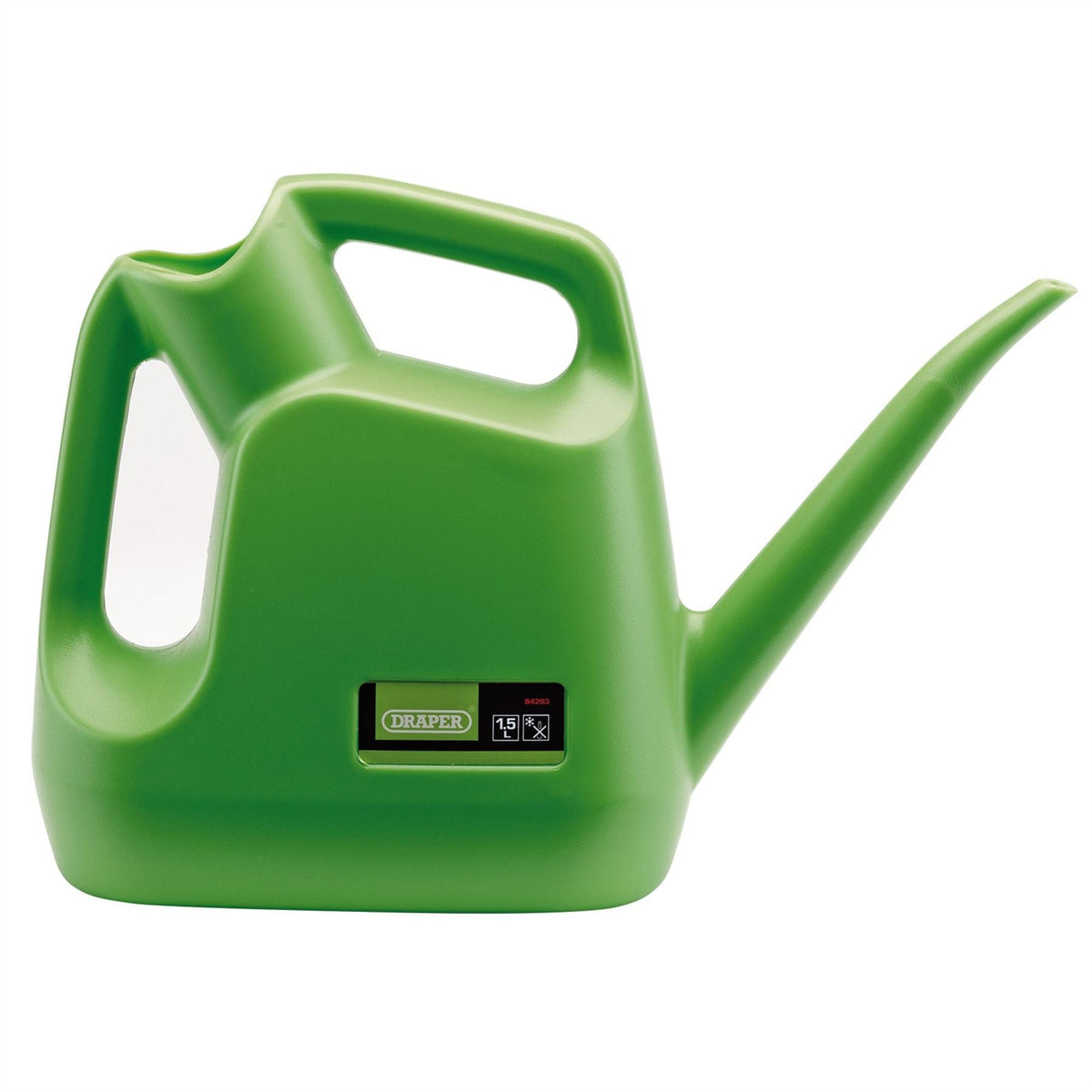 Draper Plastic Watering Can 1.5L 84293 White Rose Tools