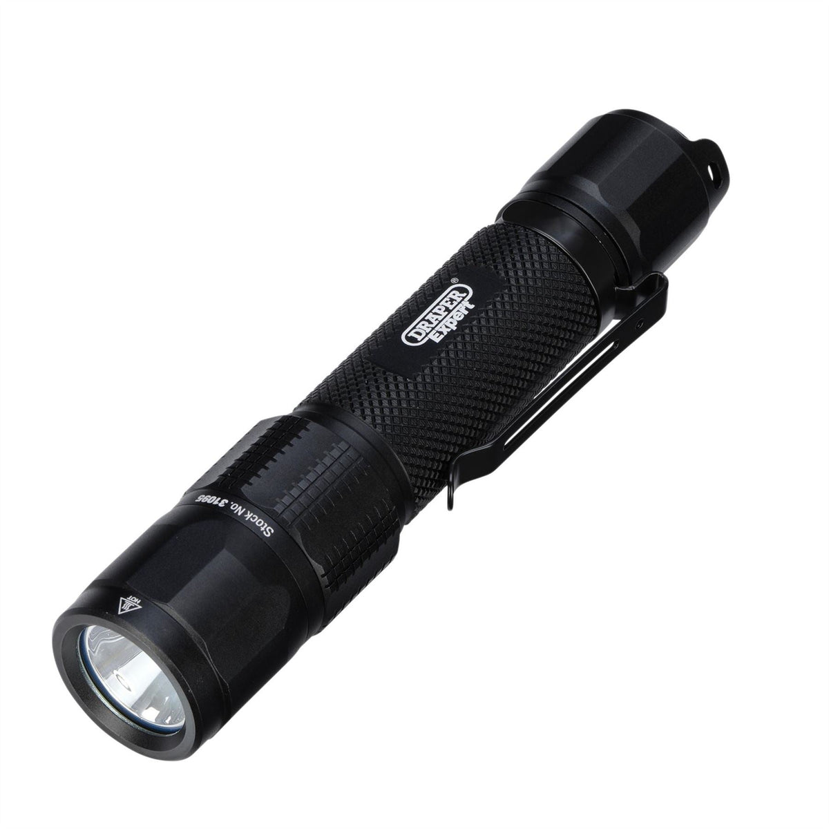Draper Expert SMD LED USB Rechargeable High Performance Torch 12W 1200 Lumens USB-C Cable Supplied 31095 White Rose Tools