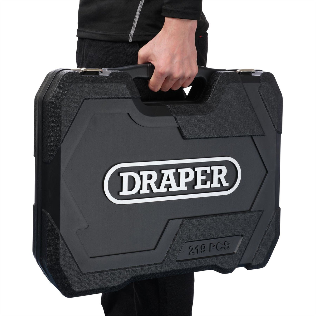 Draper HI-TORQ® Metric Socket and Bit Set 1/4" 3/8" and 1/2" Sq. Dr. (219 Piece) 24232 White Rose Tools