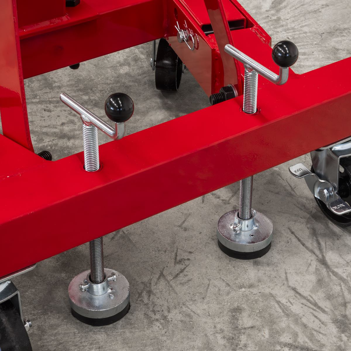 Sealey Folding 360º Rotating Engine Stand with Geared Handle Drive 680kg Capacity