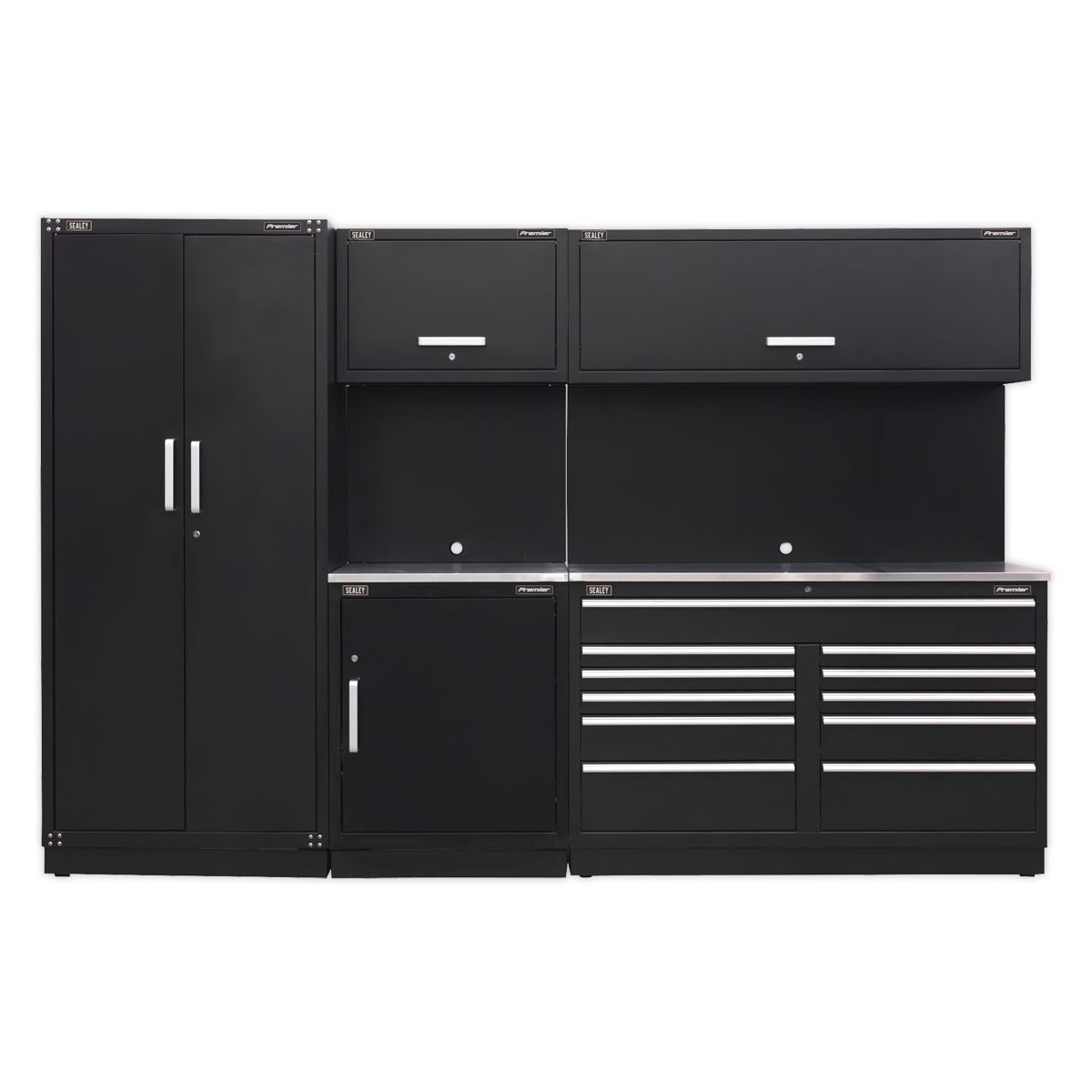 Sealey Premier Premier 3.3m Storage System - Stainless Worktop