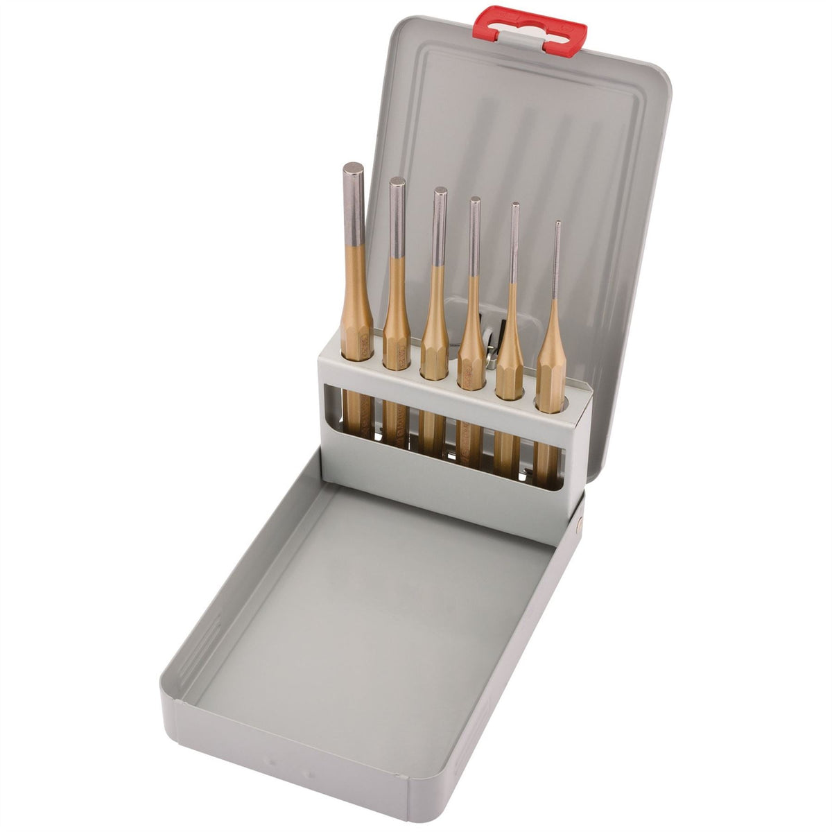 Draper Expert Octagonal Parallel Pin Punch Set 150mm (6 Piece) 74712 White Rose Tools