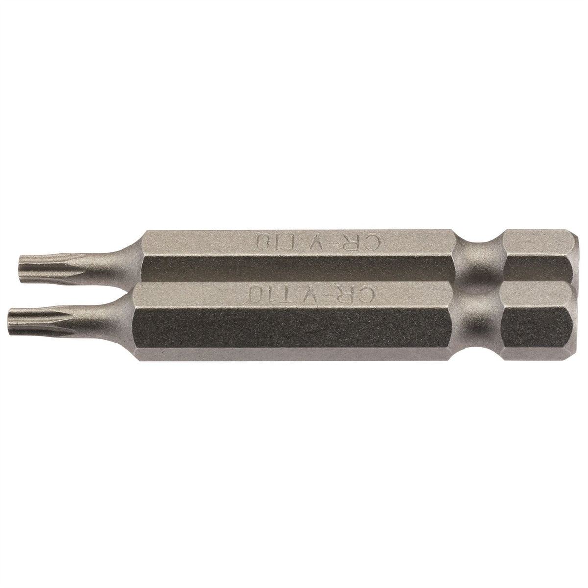 Draper TX-STAR® Insert Bit 1/4" Hex 50mm Long T10 (Pack of 2) 66486 White Rose Tools