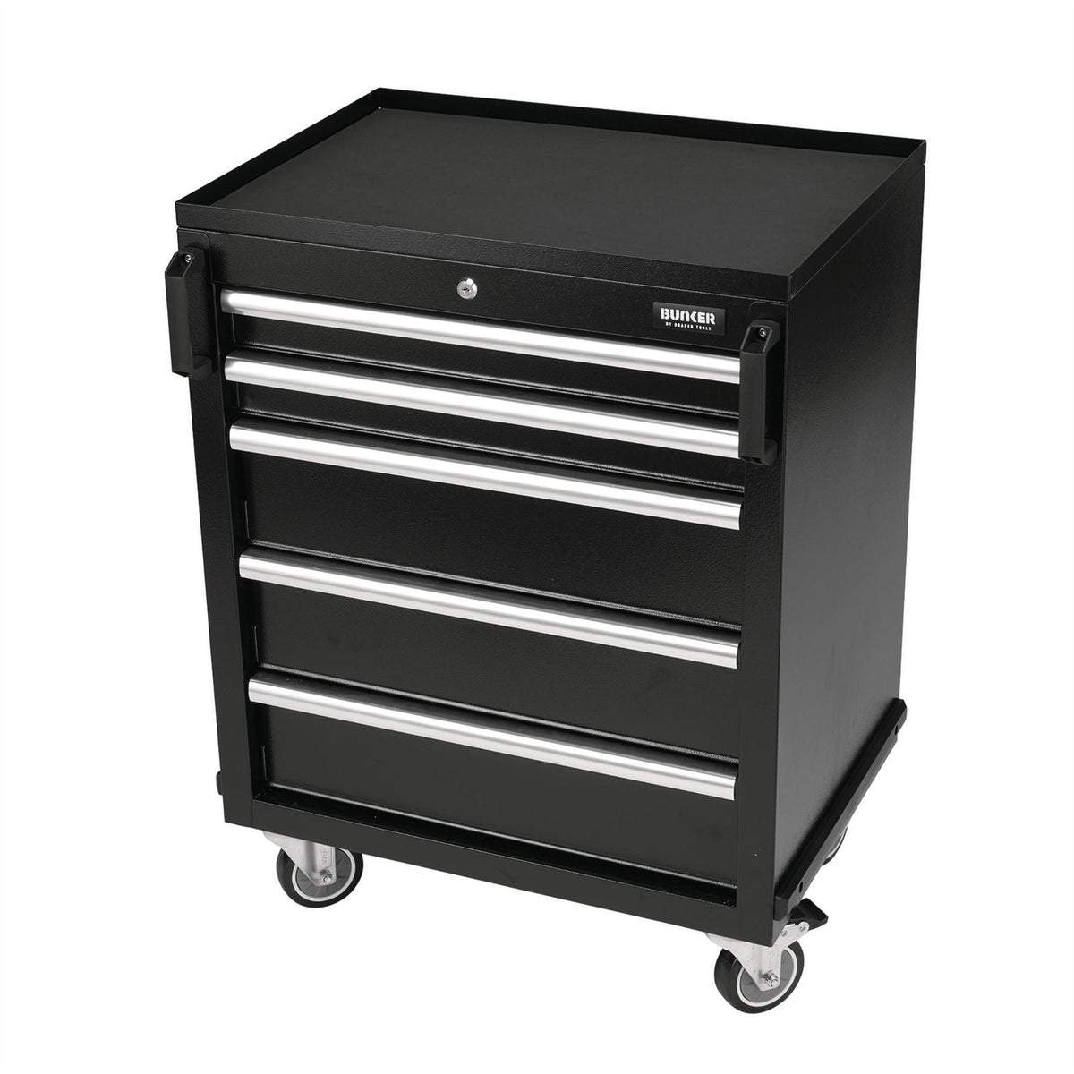 BUNKER Modular Mobile Cabinet 5 Drawer 646mm 29792 White Rose Tools