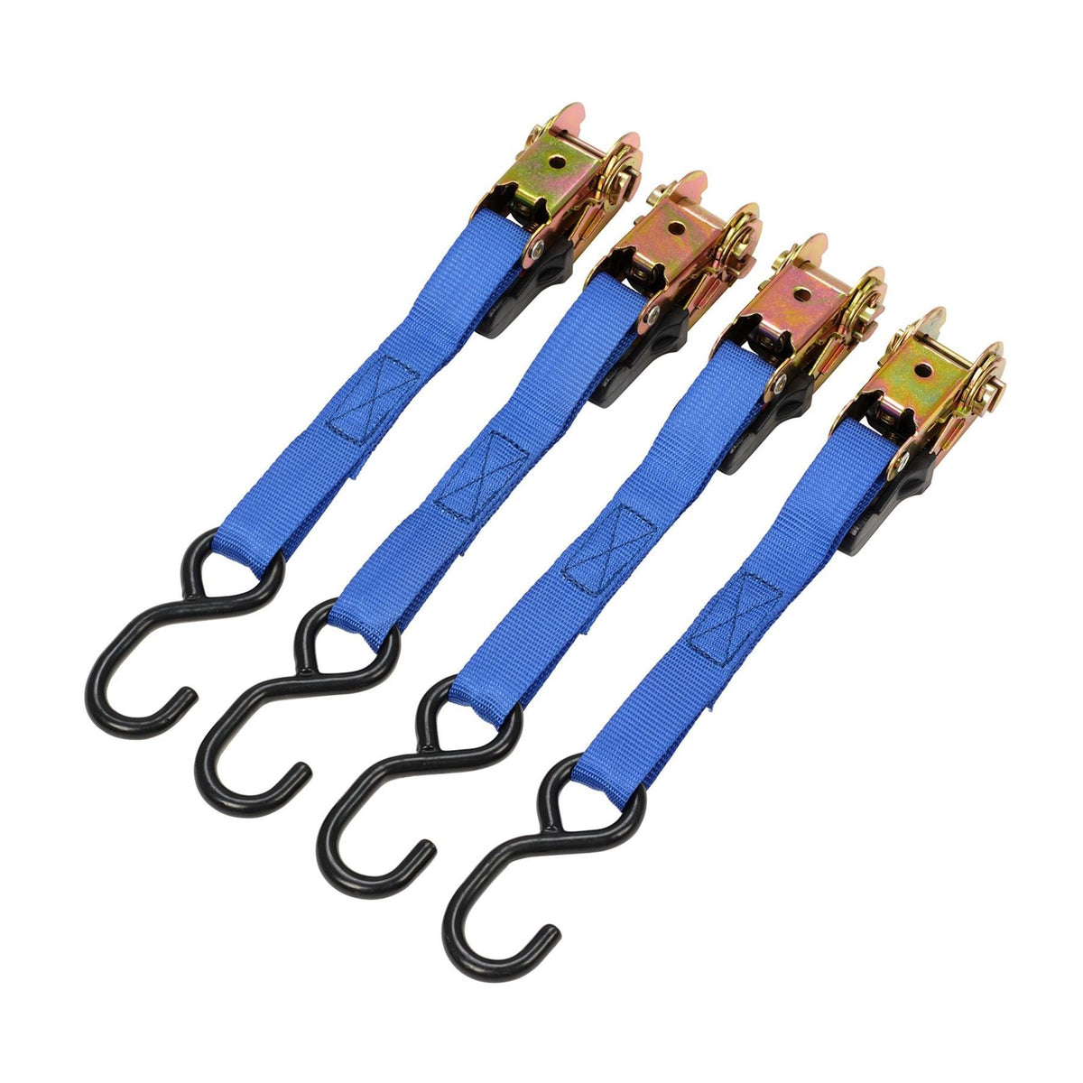 Draper Ratcheting Tie Down Straps 5m x 25mm 250kg (4 Piece) 60965 White Rose Tools