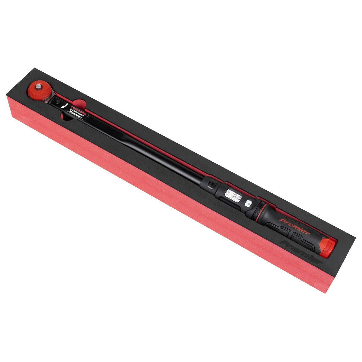 Sealey Premier Black Calibrated Micrometer Torque Wrench with 1/2"Sq Push-Through Drive 60-320Nm White Rose Tools