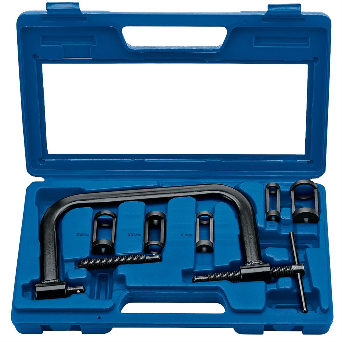 Draper Expert Multi-Way Valve Spring Compressor Set (9 Piece) 30832 White Rose Tools