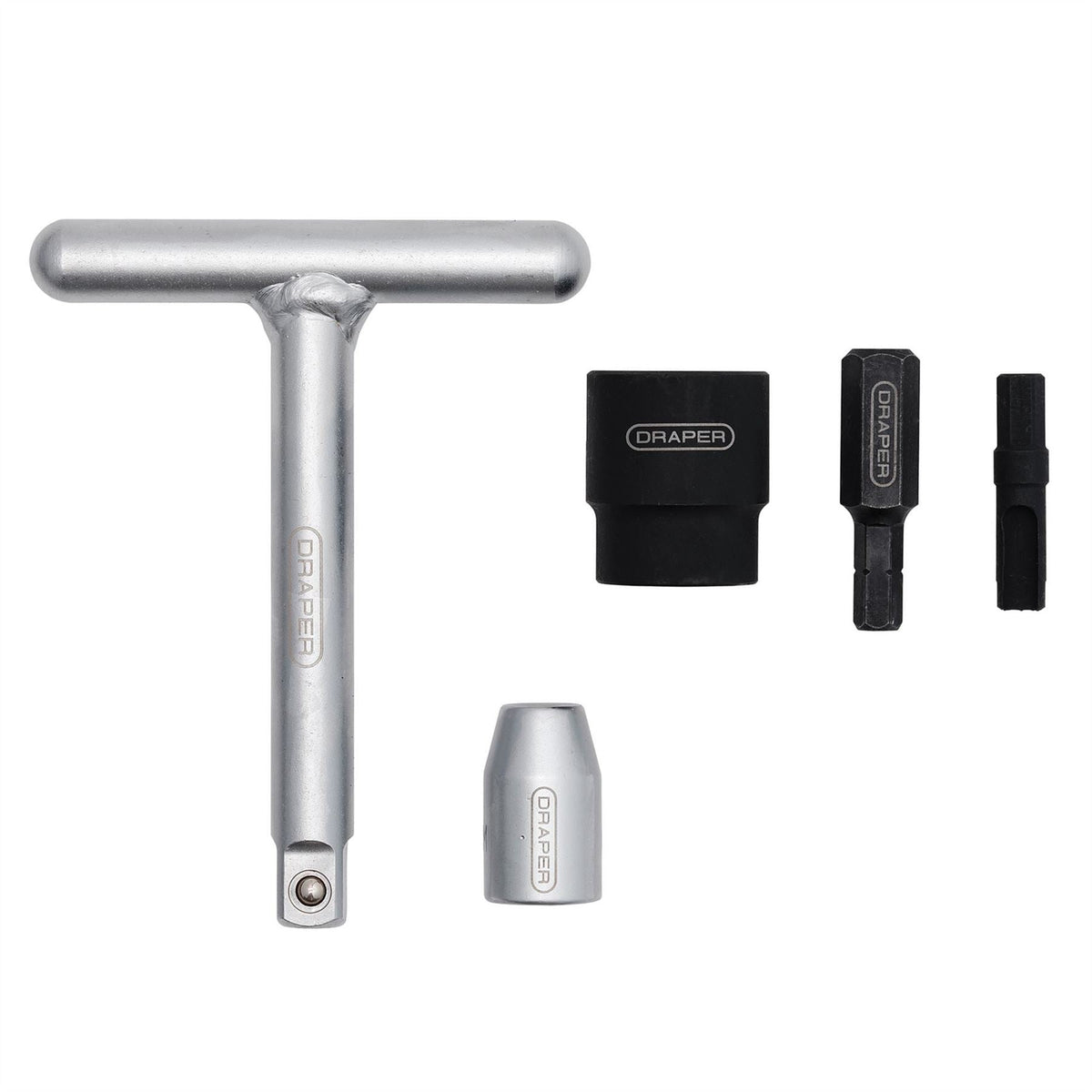 Draper Oil Service Set for Plastic Oil Drain Screws (5 Piece) 31804 White Rose Tools