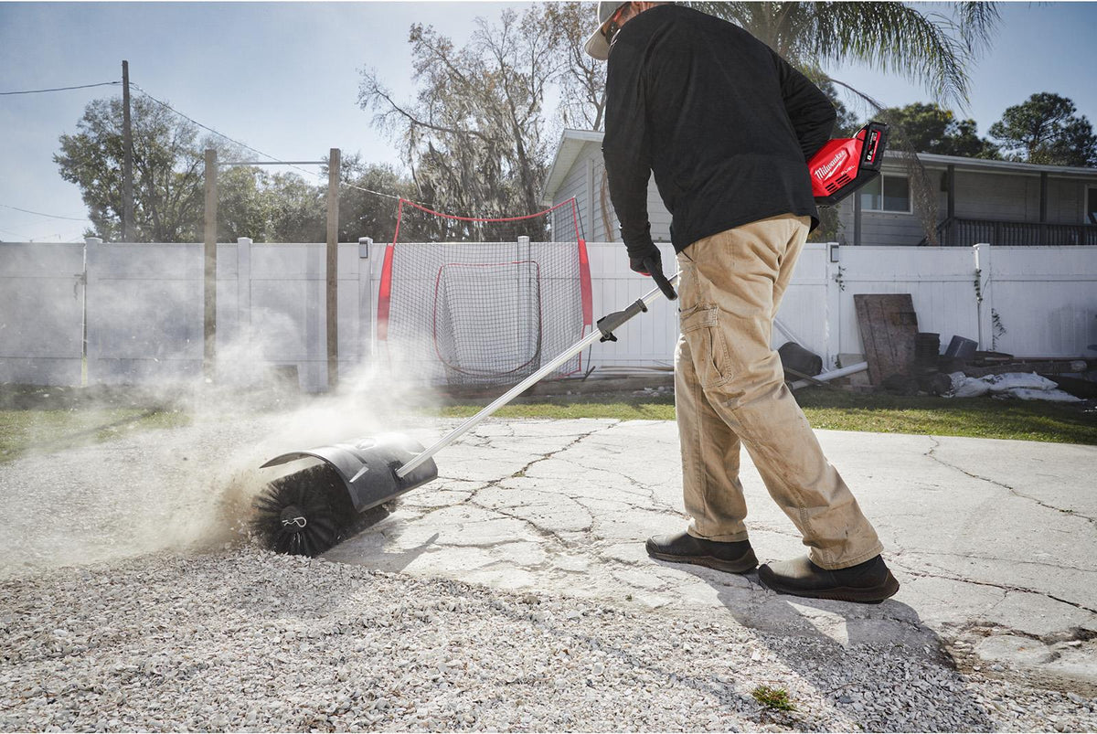 Milwaukee M18 18V FUEL QUIK-LOK Bristle Brush Attachment M18FOPH-BBA White Rose Tools