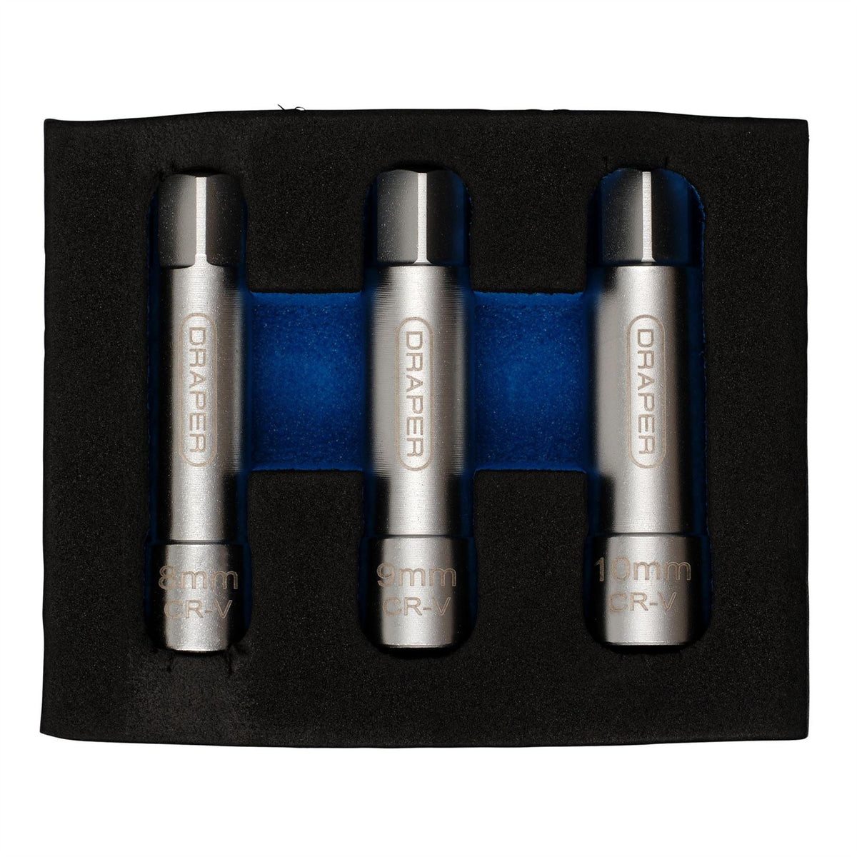Draper Glow Plug Socket Set (3 Piece) 31813 White Rose Tools
