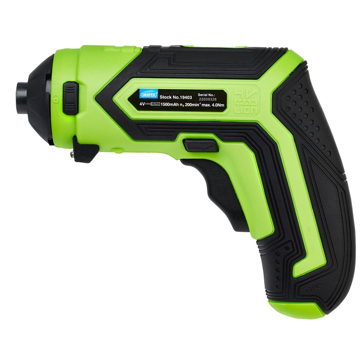 Draper Storm Force 4V Multifunction Screwdriver and Cutting Tool 1/4" Hex 19403 White Rose Tools