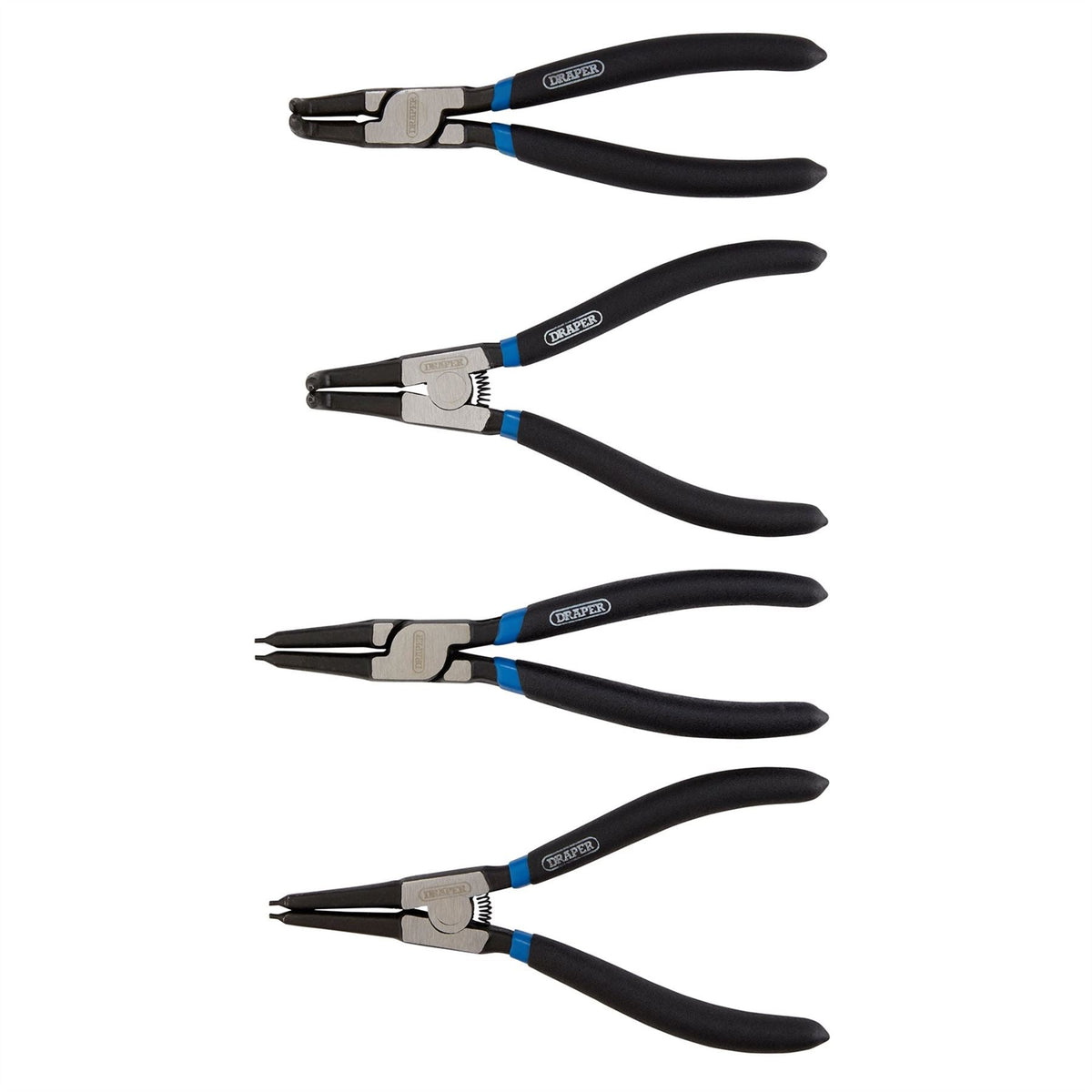 Draper Internal and External Circlip Pliers Set (4 Piece) 38999 White Rose Tools