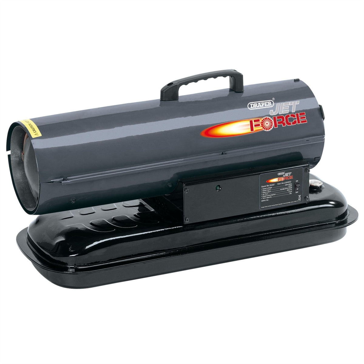 Draper Jet Force Diesel and Kerosene Space Heater 45000 BTU/13kW 32287 White Rose Tools