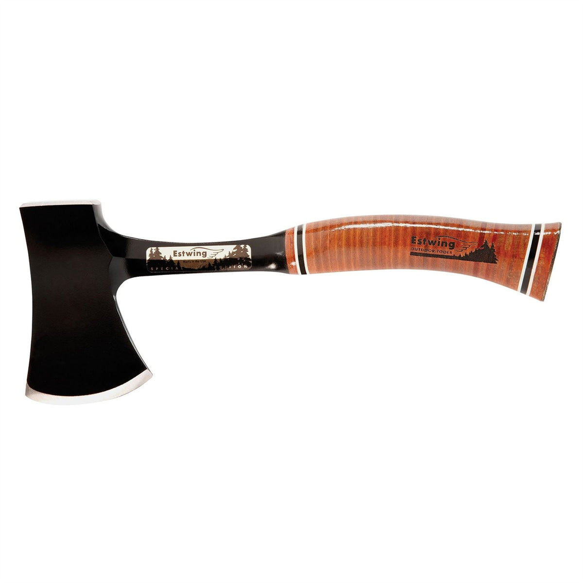 Estwing E24ASEA Special Edition Sportsman's Axe with Leather Grip 3.25"/83mm 23521 White Rose Tools