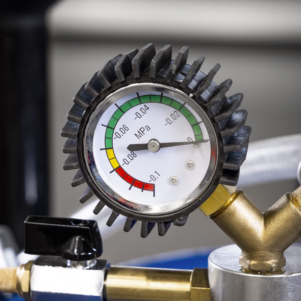 Sealey Air Discharge Mobile Oil Drainer with Probes 90L