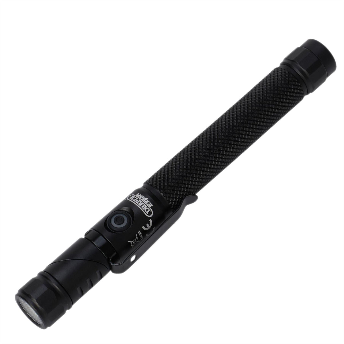 Draper Expert SMD LED USB Rechargeable 90° Adjustable Torch 3.5W 350 Lumens USB-C Cable Supplied 30986 White Rose Tools