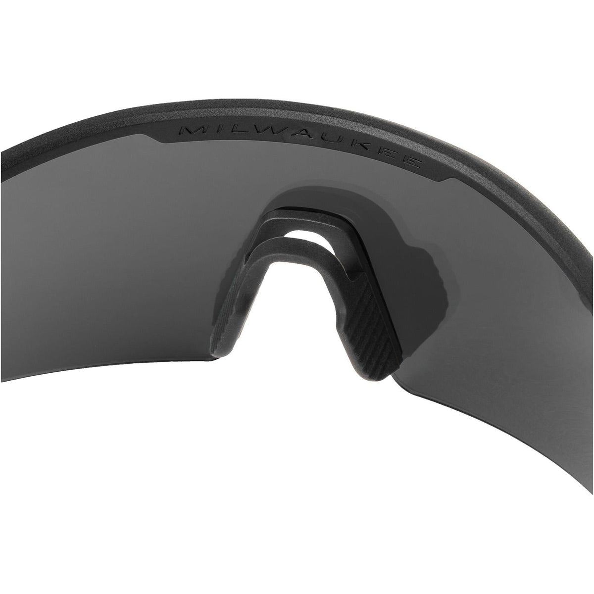 Milwaukee Sunburst Large Format Mirrored Safety Glasses White Rose Tools