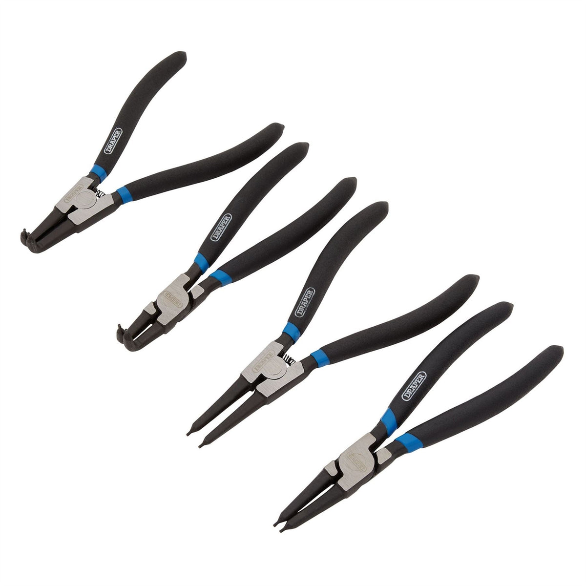 Draper Internal and External Circlip Pliers Set (4 Piece) 38999 White Rose Tools