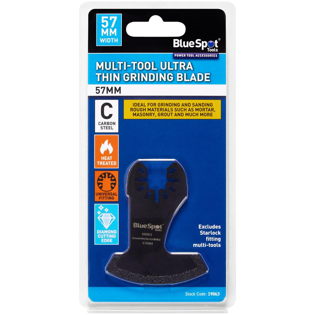 BlueSpot Multi Tool Blade OMT Ultra Thin Grinding Blade 57mm White Rose Tools