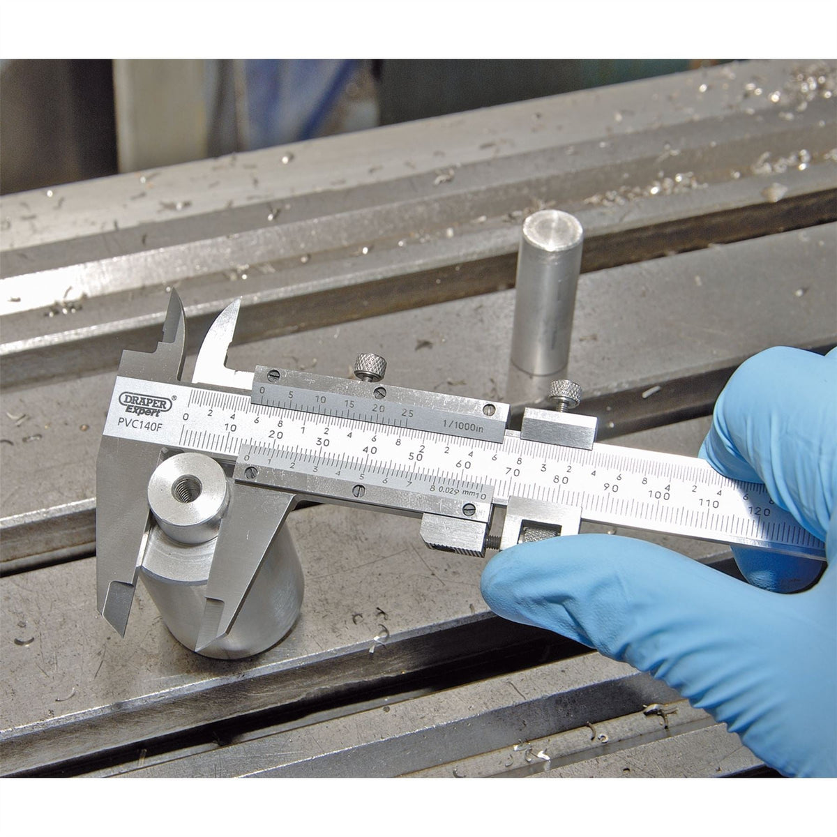 Draper Expert Vernier Caliper with Fine Adjustment 0 - 140mm/6" 50605 White Rose Tools