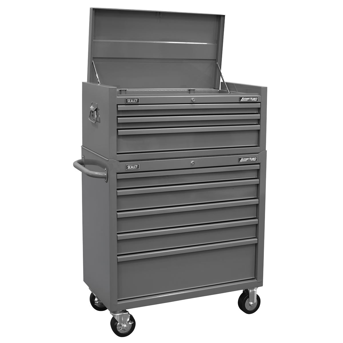 Sealey American PRO® Rollcab 5 Drawer & Topchest 3 Drawer White Rose Tools